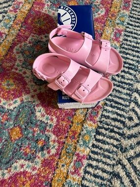 Birkenstock Kids Pink EVA Arizona Sandals